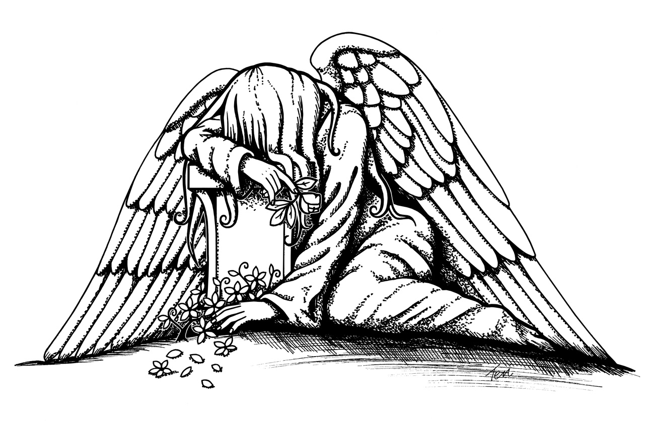 Doctor Who Weeping Angels Sketches Sketch Coloring Page